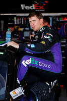 Denny getting in his car